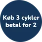 3 for 2 på cykler