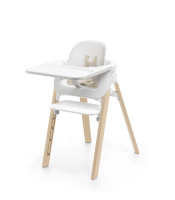 Højstol + Babyset, Steps - Hvid/Natur