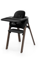 Højstol + Babyset, Steps -Sort/Warm Brown