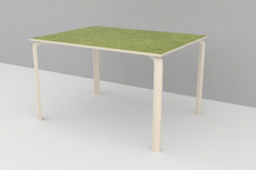 Bord linoleum 900 x 1200 mm  H: 72 cm