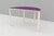 Bord laminat 600 x 1200 mm halvbue H: 72 cm