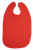 Frottesmæk 50 x 30 cm. med trykknapper - Rød