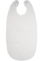 Hagesmæk 50 x 30 cm. m/ membran og trykknapper - Hvid